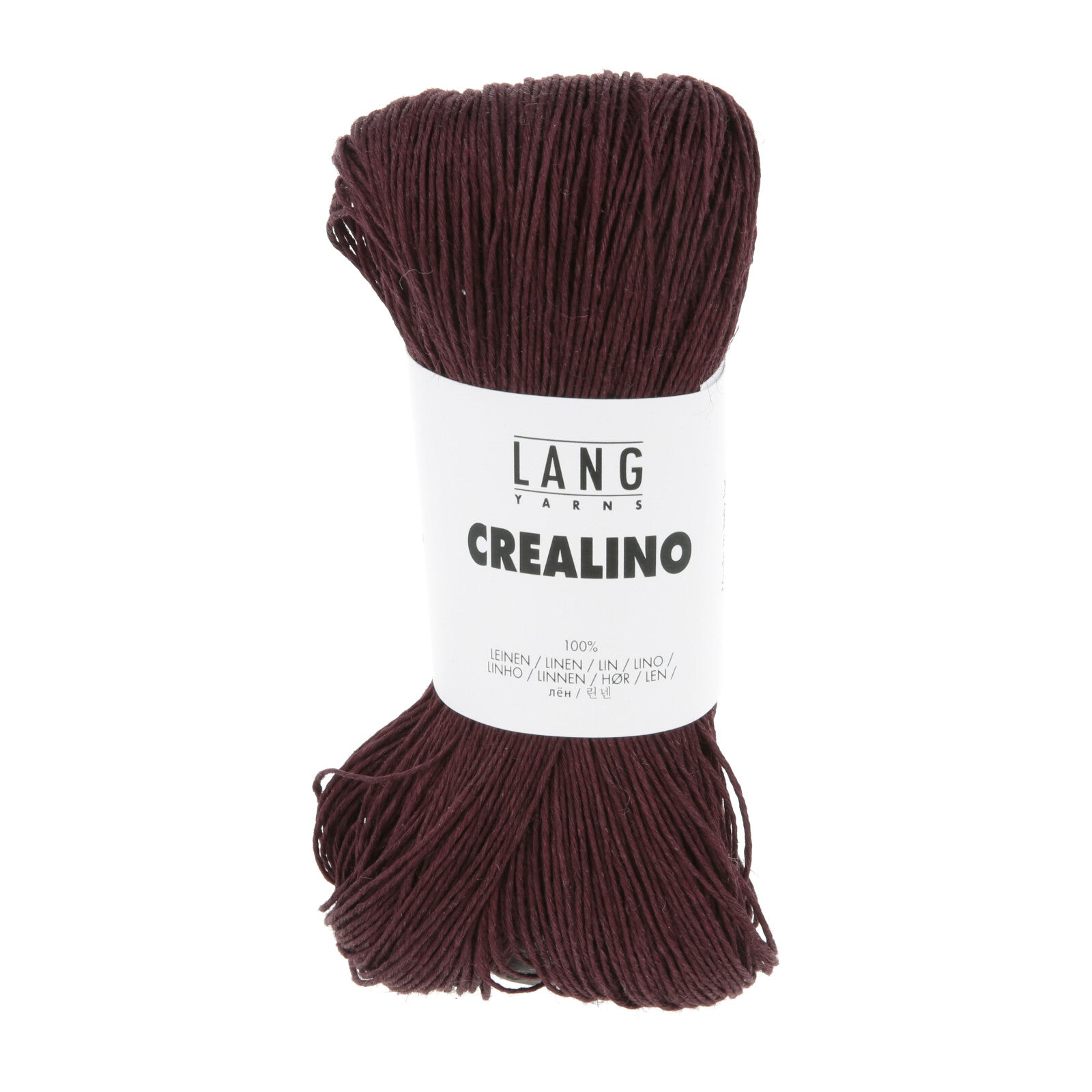 Crealino fra Lang yarns i farven burgundy