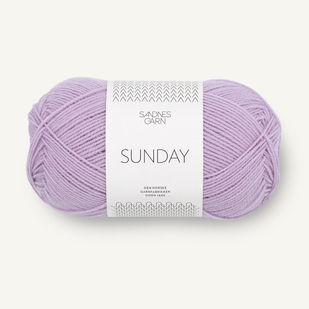 Lys Lilla Lilac Sunday garn fra Sandnes