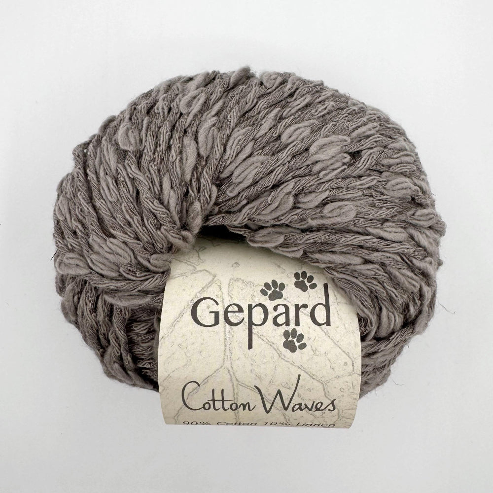 Lysgrå Cotton Waves fra Gepard til Wave Tee fra Petiteknit