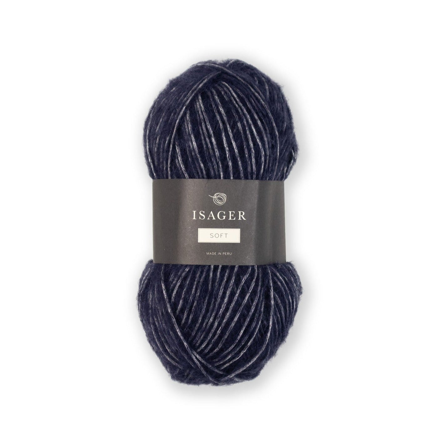 Mørkeblå Isager Eco Soft color 100