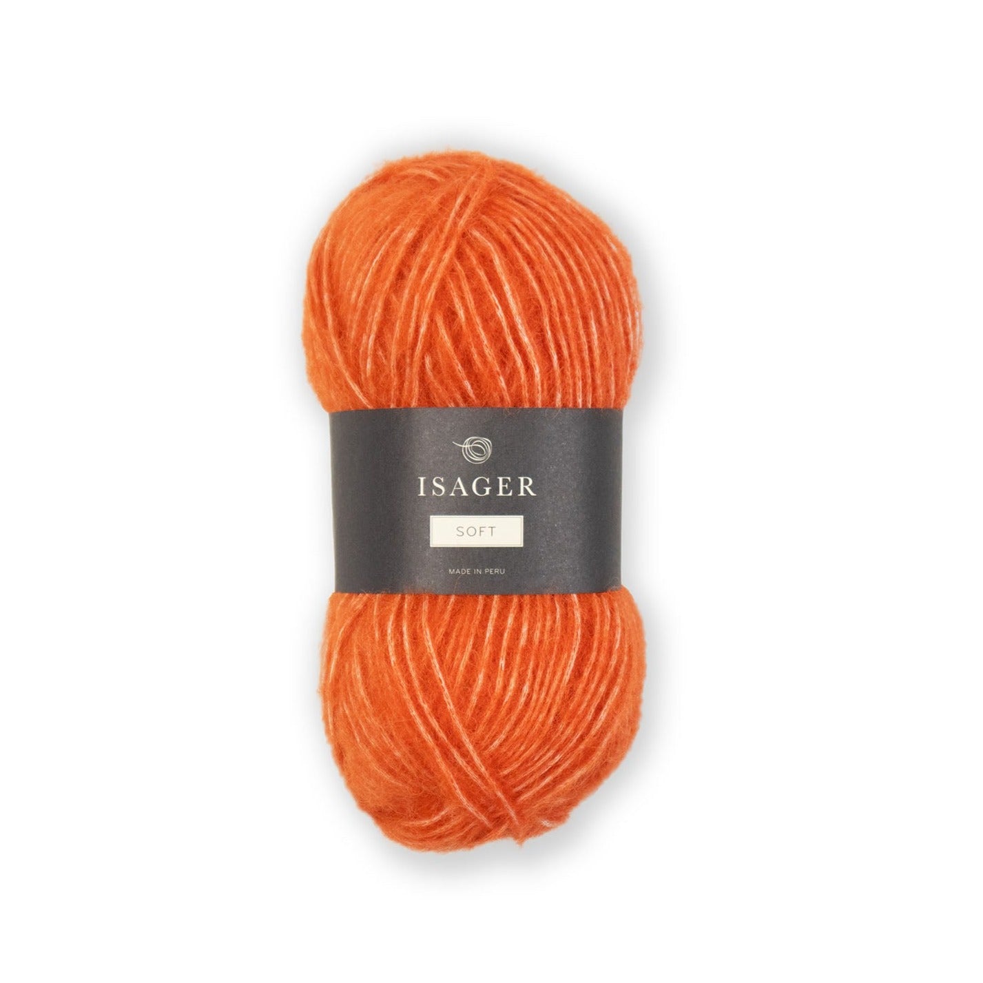Rød orange Isager Eco Soft color 28