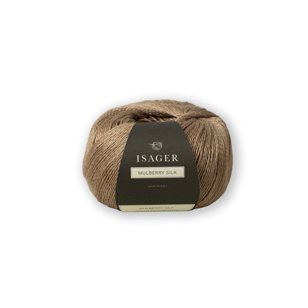 Isager Mulberry Silk i farven Camel