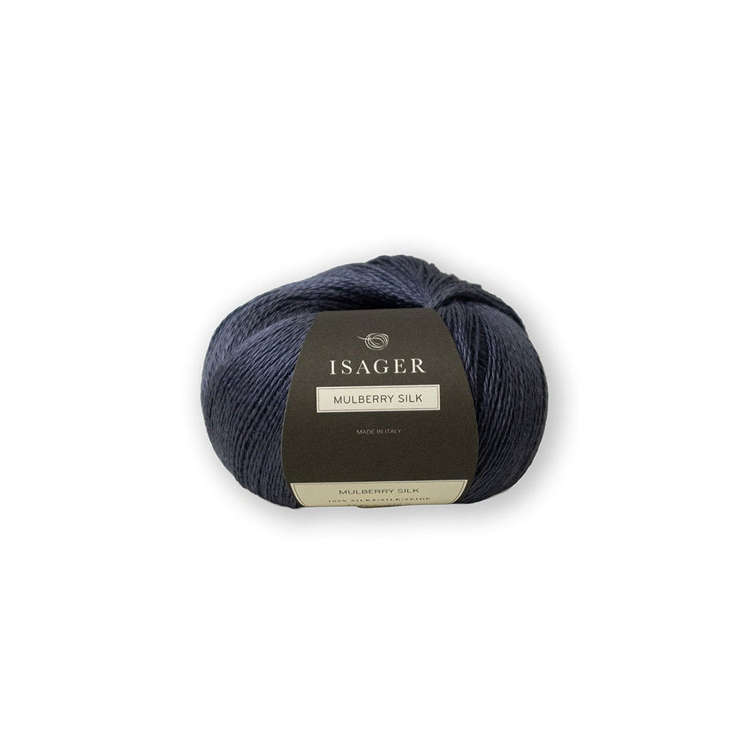 Isager Mulberry Silk i farven Granite