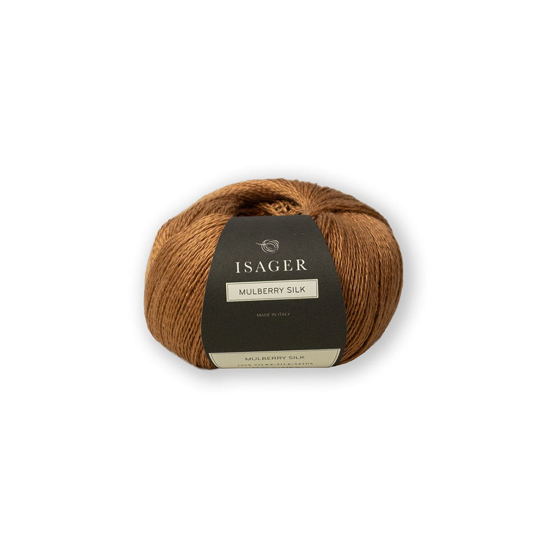 Isager Mulberry Silk i farven Nougat