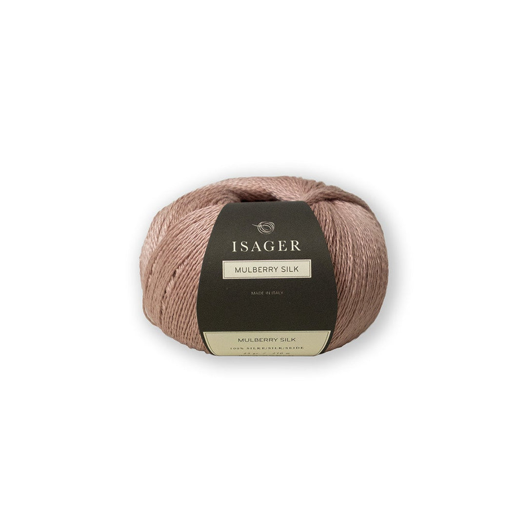 Isager Mulberry Silk i farven Powder