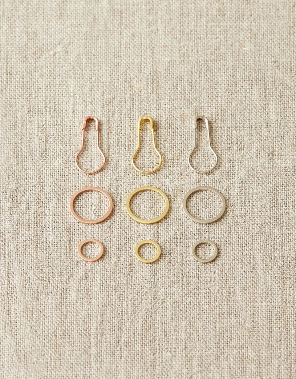 Precious metal Stitch Markers fra Cocoknits