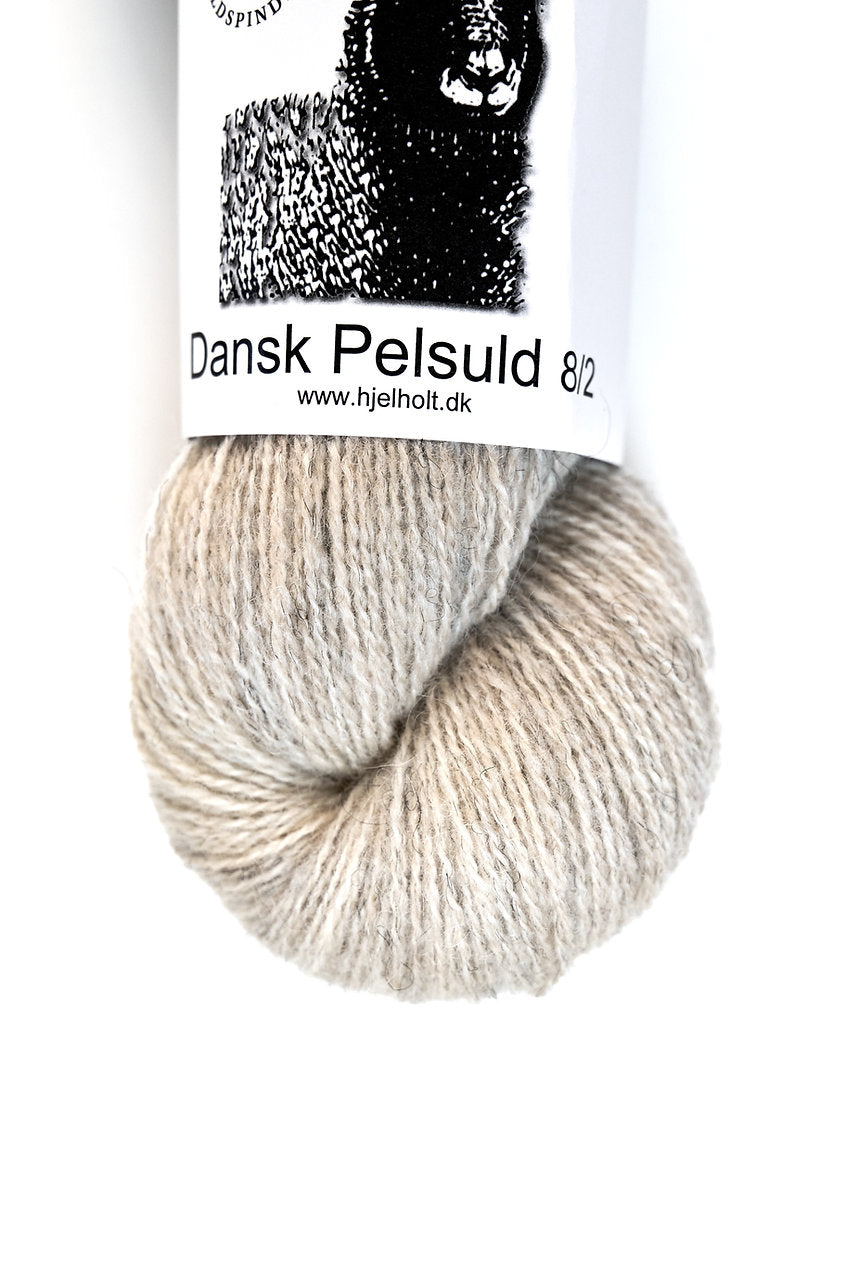 Hjelholt Dansk Pelsuld 8/2 i Creme 36