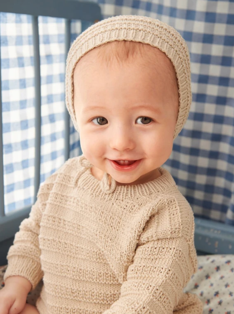 2407 Nr. 1 Fillip Sweater, Diaper Pants & Bonnet