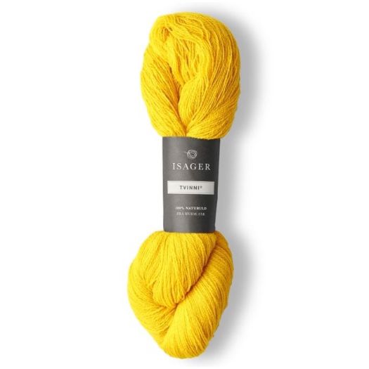 Tvinni fra Isager i farve 22, gul