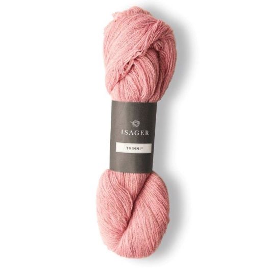 Tvinni fra Isager i farve 27, rosa