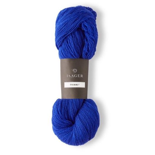 Tvinni fra Isager i farve 44, blå
