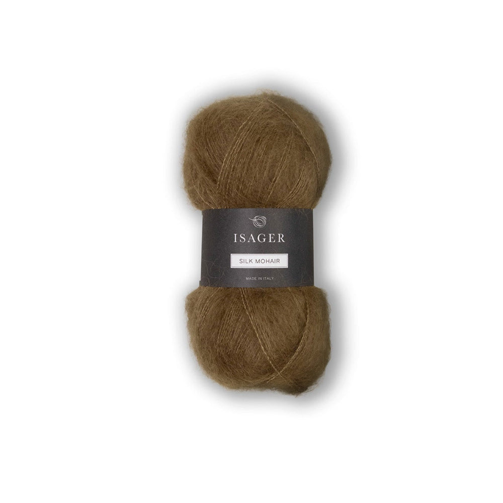 Isager Silk Mohair farve 4 i brun