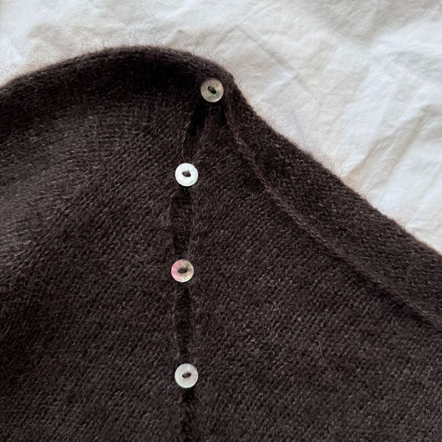 (k350) Lys perlemorsknap - 11,4 mm