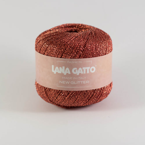 lana gatto new glitter polyester nylon garn yarn
