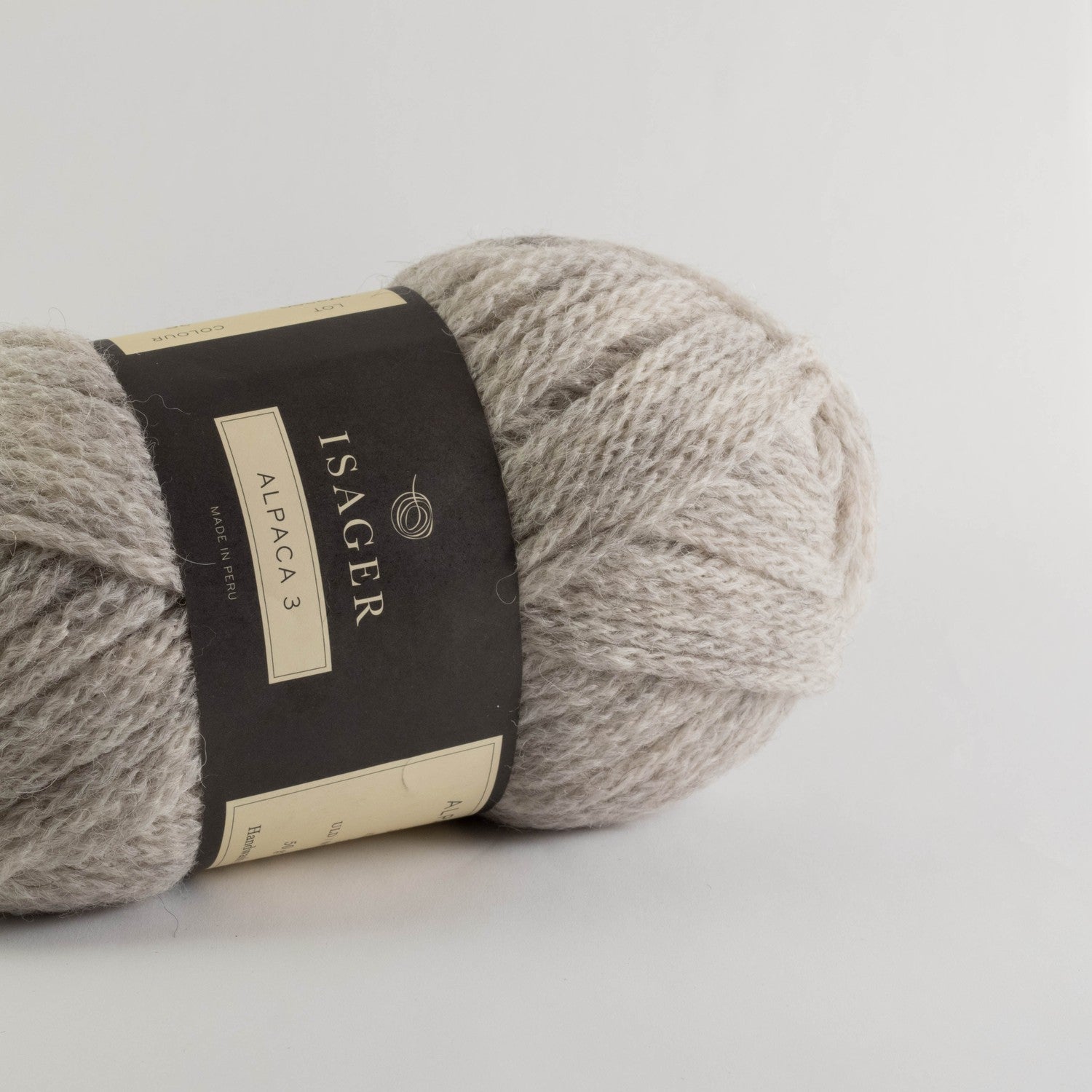 Isager alpaca 3, E2s, Beige, tubegarn, 50% uld og 50% alpaca.