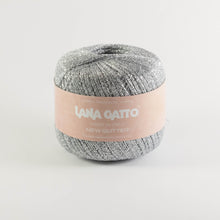 Indlæs billede til gallerivisning lana gatto new glitter polyester nylon garn yarn
