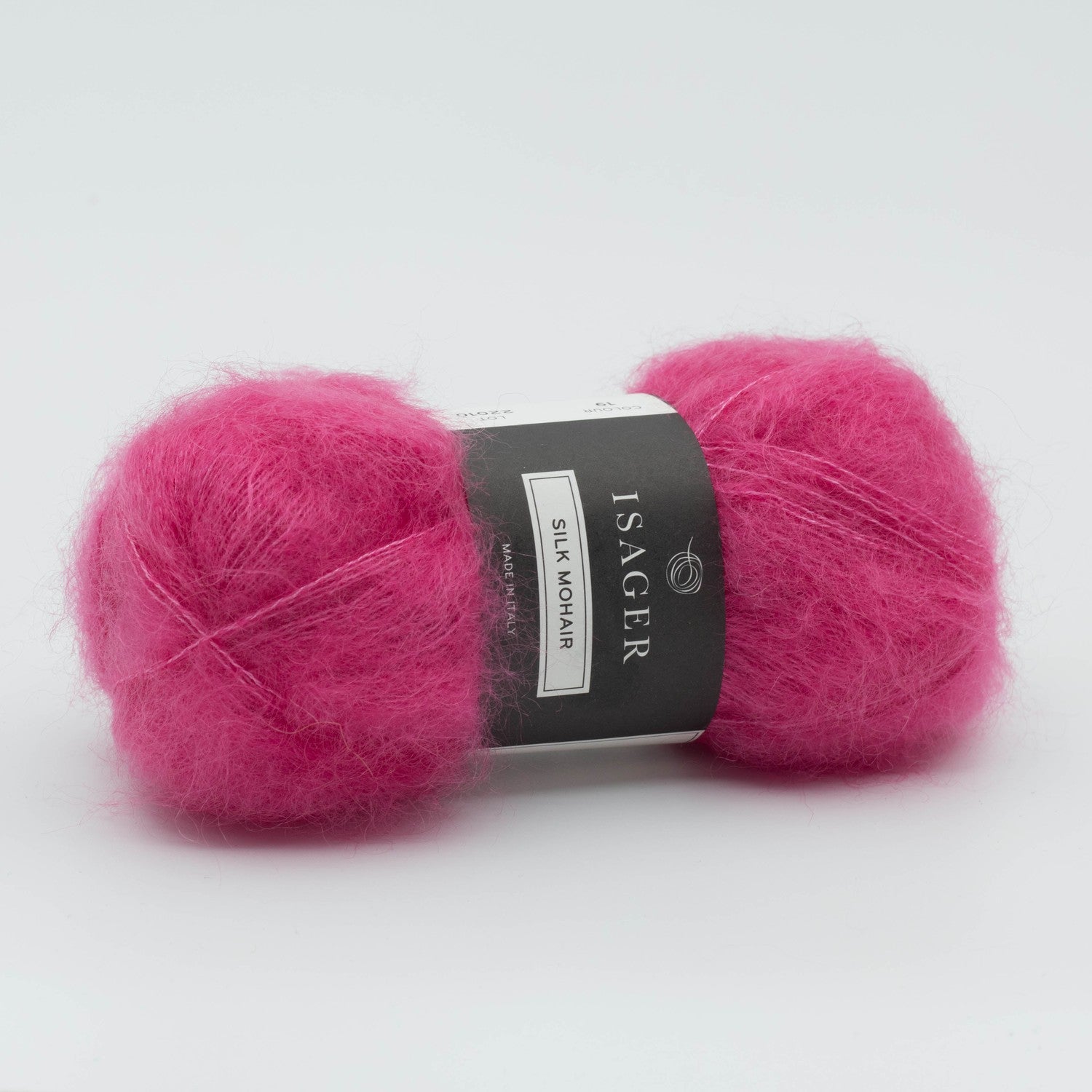 Silk Mohair fra Isager garn i farve 19 pink