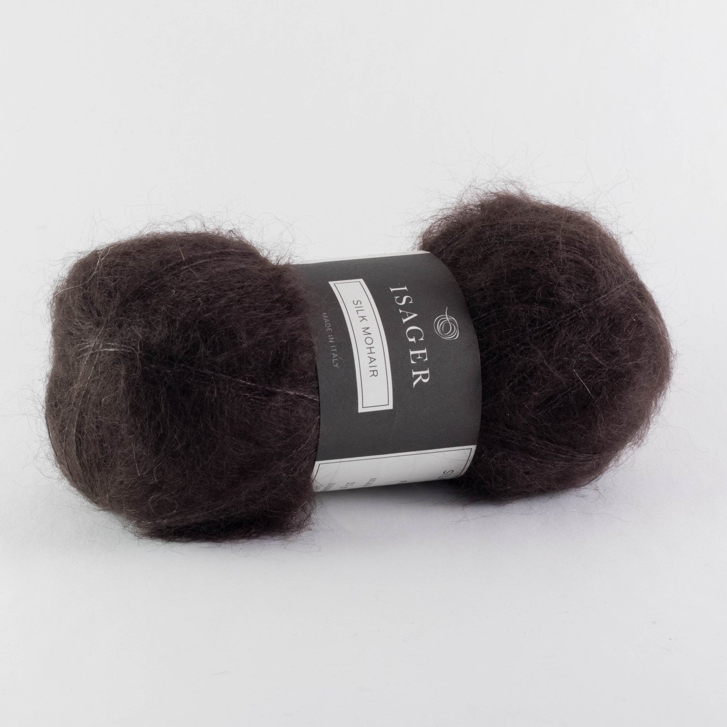 Isager Silk Mohair farve 34, brun