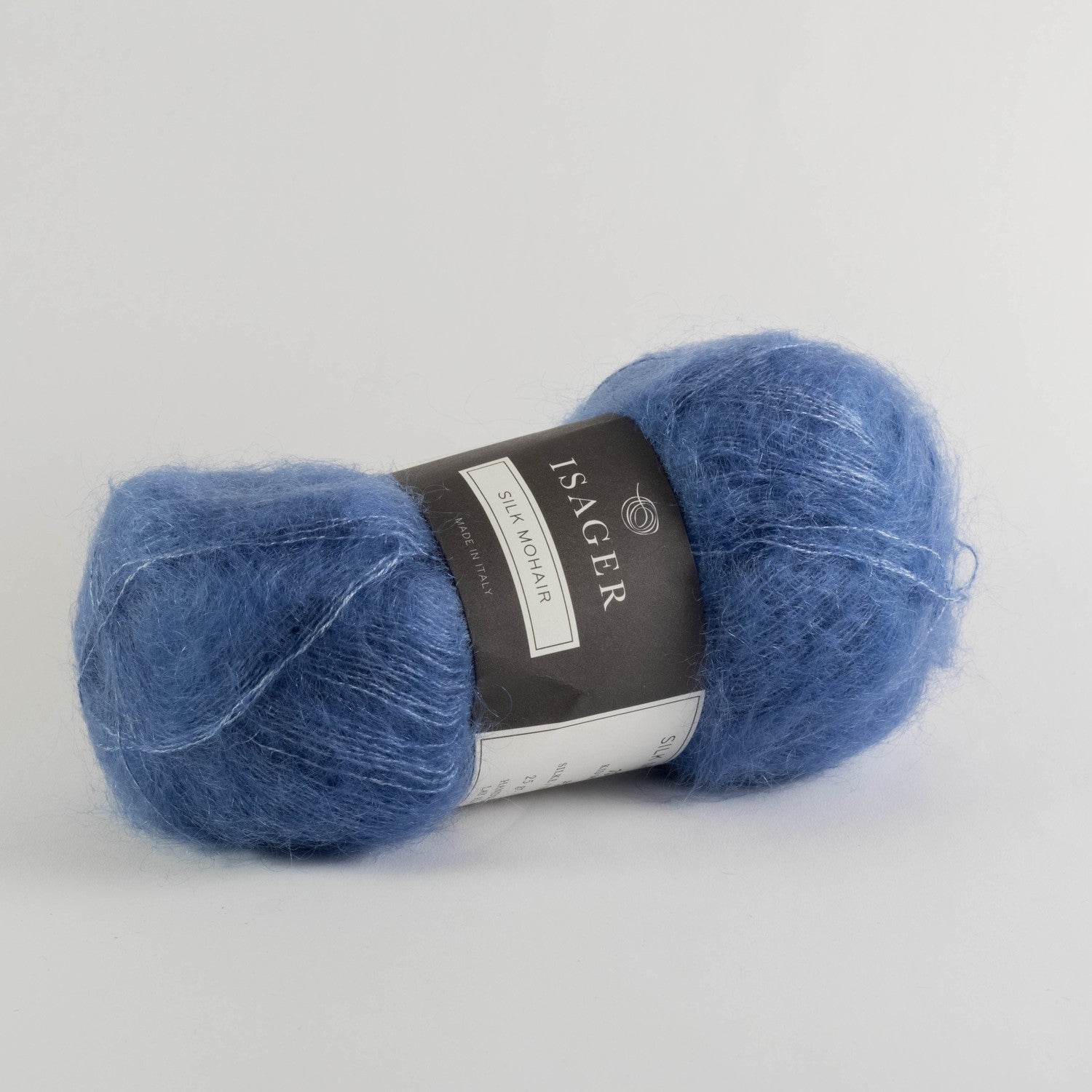 Silk Mohair fra Isager garn i farve 44, kongeblå