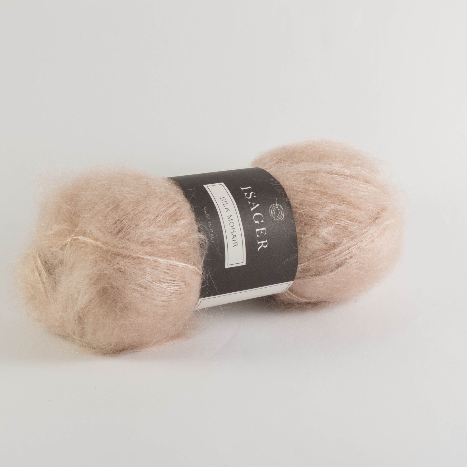 Isager silk silke mohair i beige, farve 6