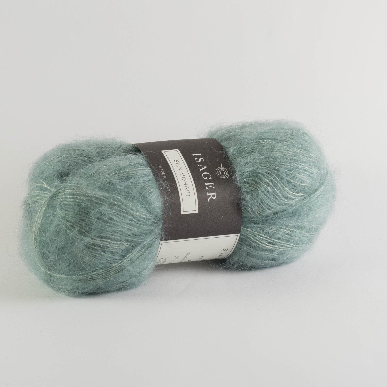 Silk Mohair fra Isager garn i farve 67, mintgrøn