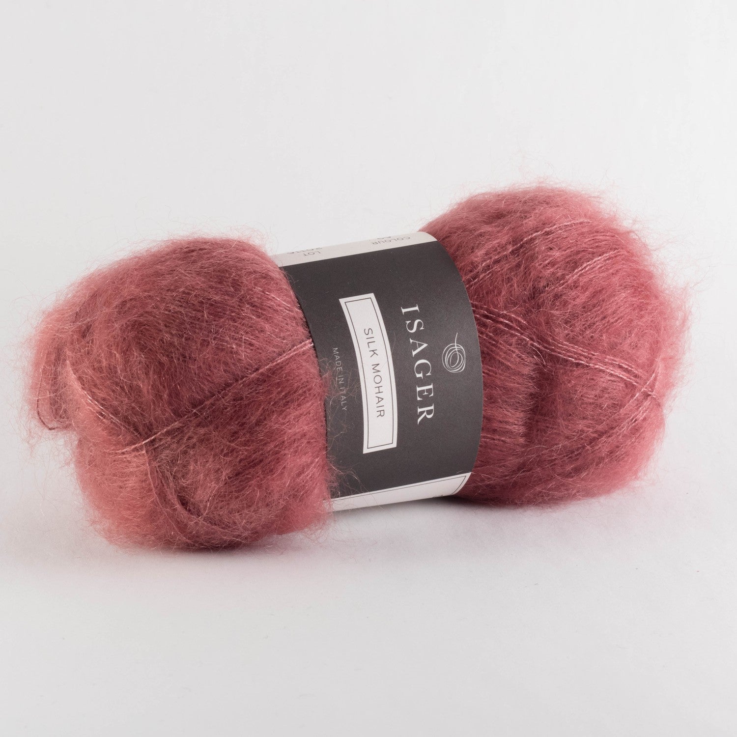 Silk Mohair fra Isager garn i farve 69 gammelrosa