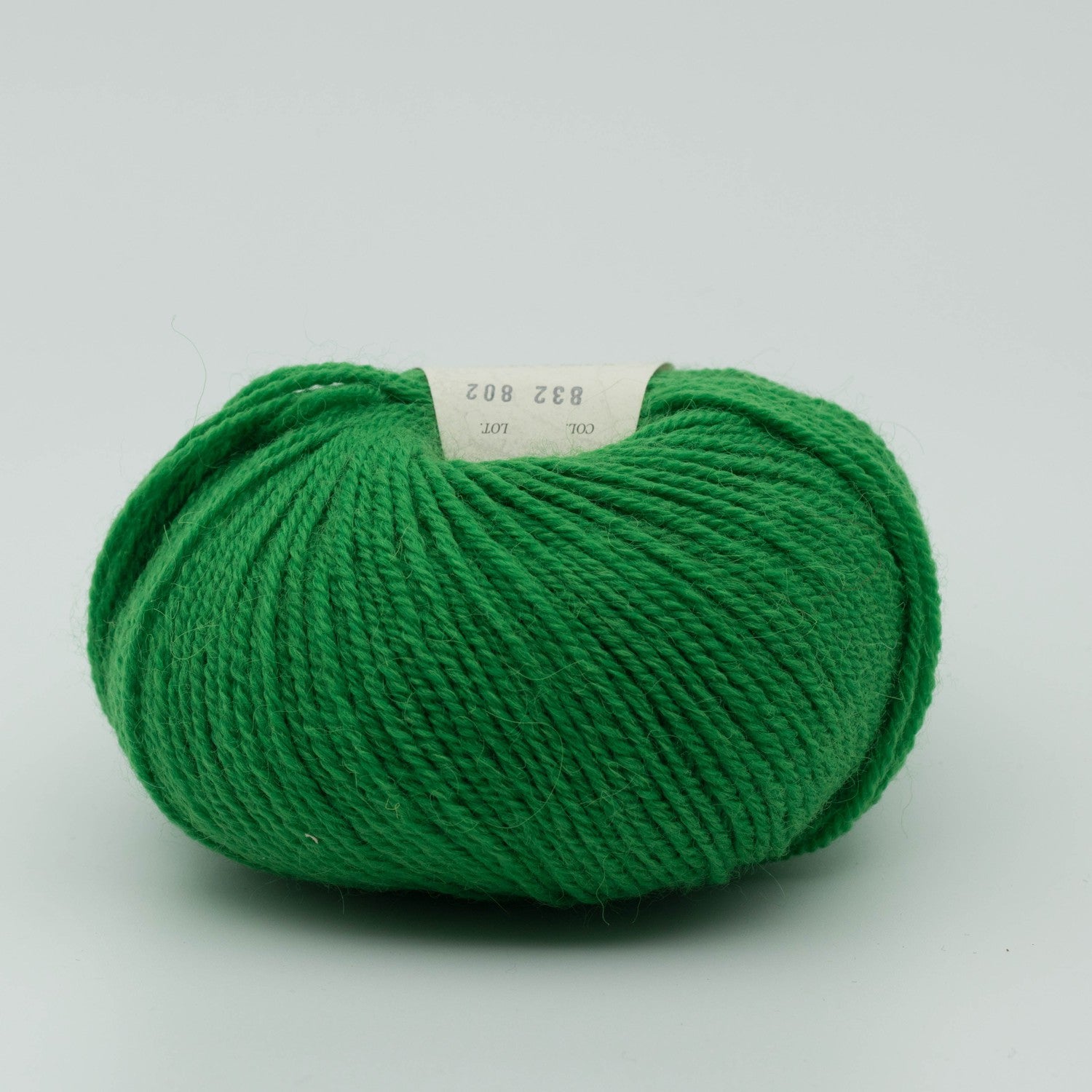 Merino og alpakkagarn Pura Lana fra Gepard Garn i klar græsgrøn