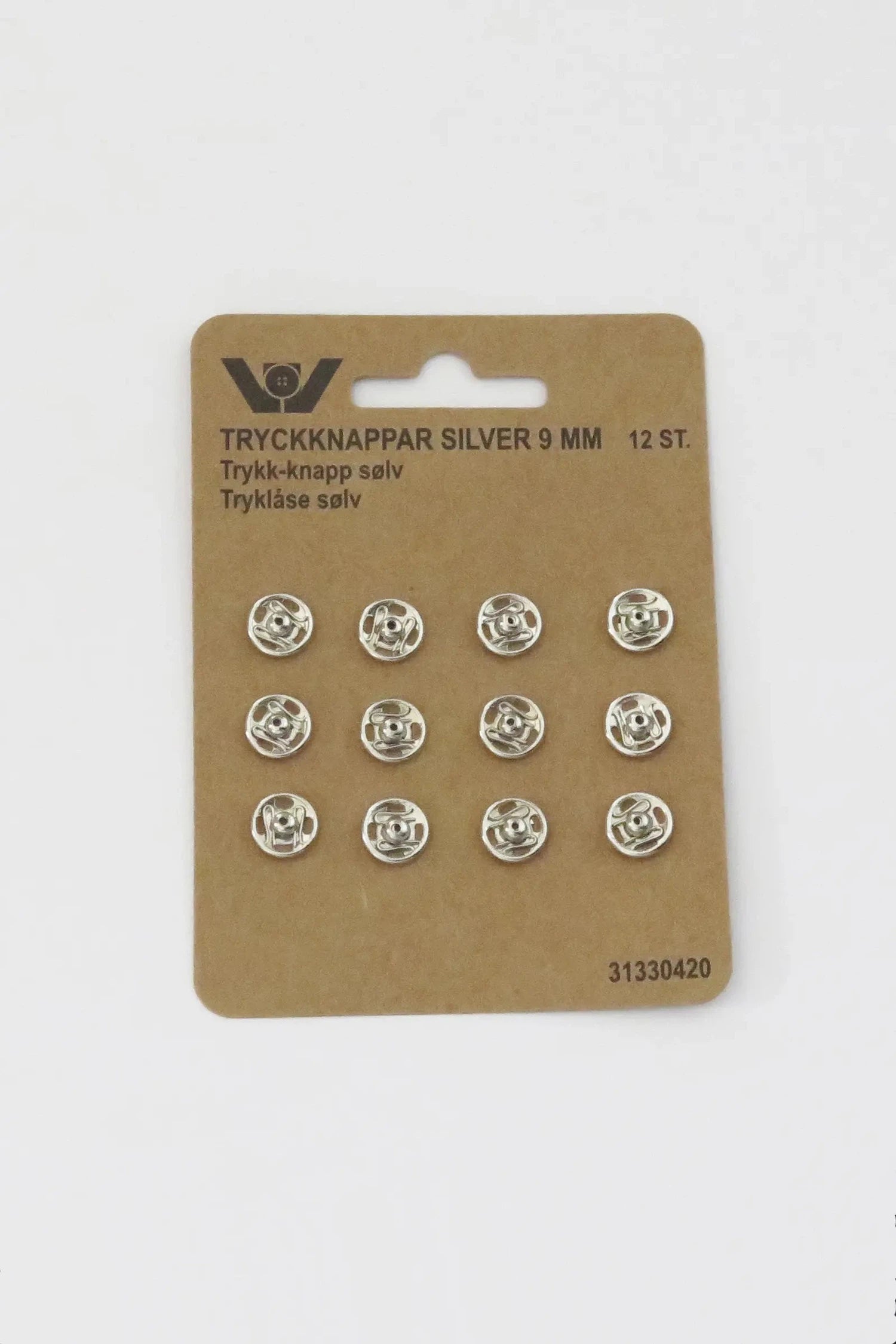 Trykknapper 9-15mm