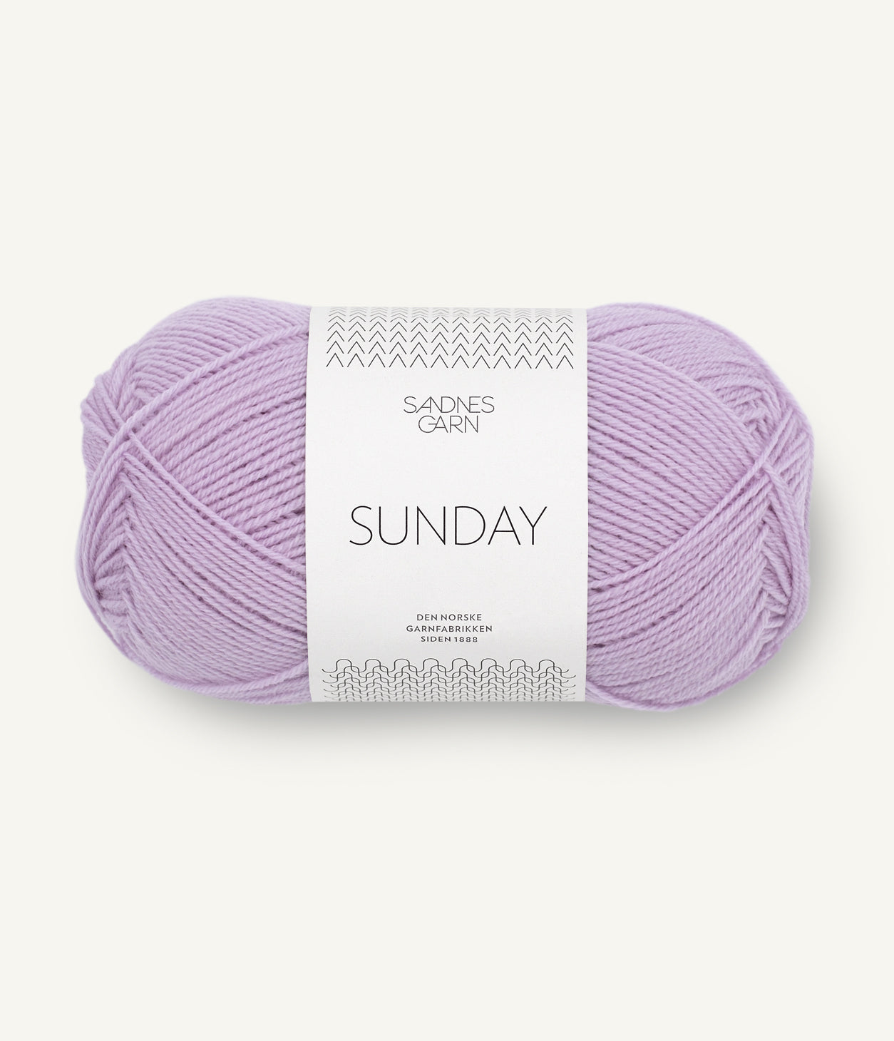 Lys Lilla Lilac Sunday garn fra Sandnes