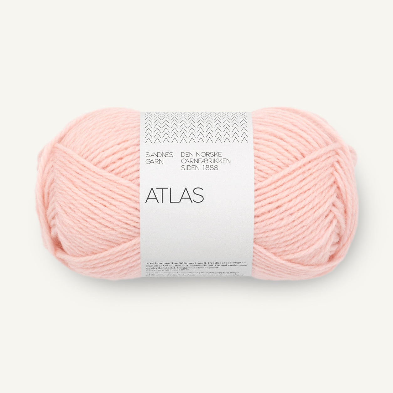 Atlas Sandnes lotus lyserød rosa lammeuld merino. Nyt garn fra sandens