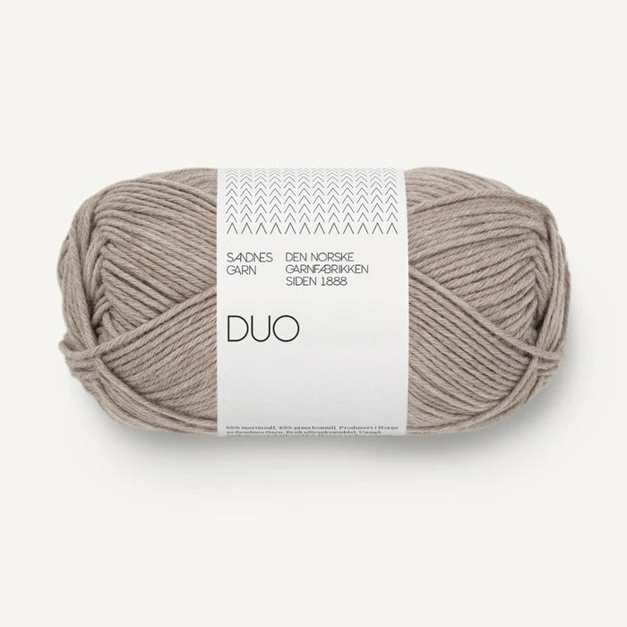 Sandnes Duo i farven Beige Melert