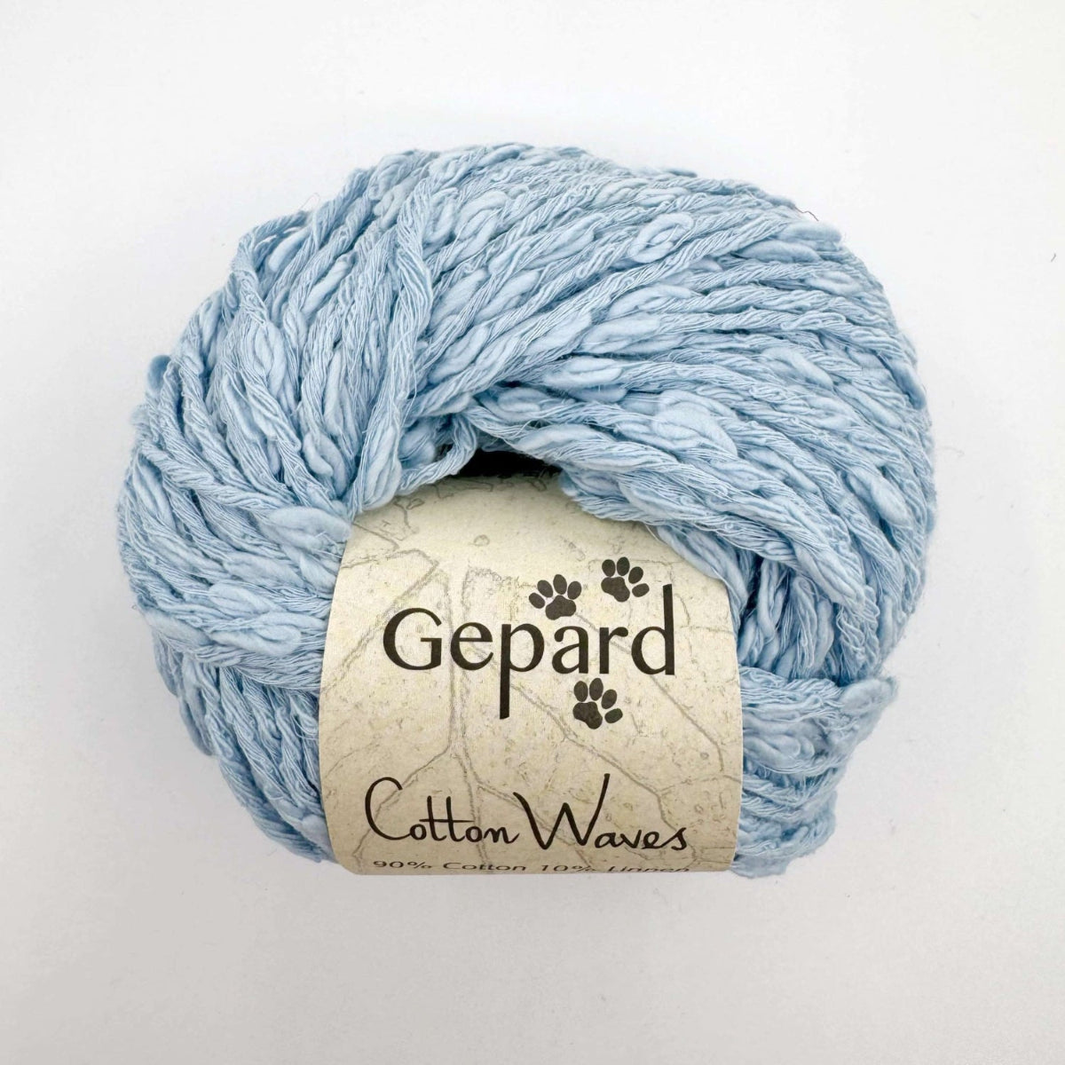 Lækkert  lyseblå Cotton Waves fra Gepard Garn