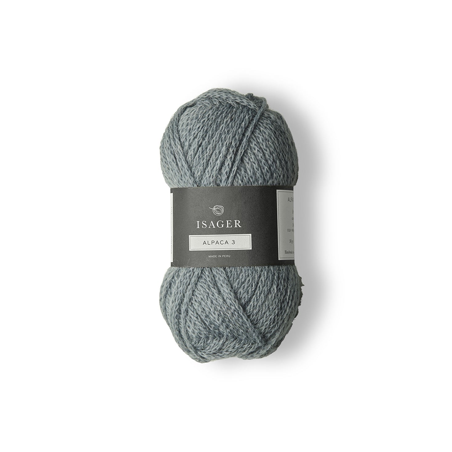 Isager alpaca 3 i farve 42, gråblå