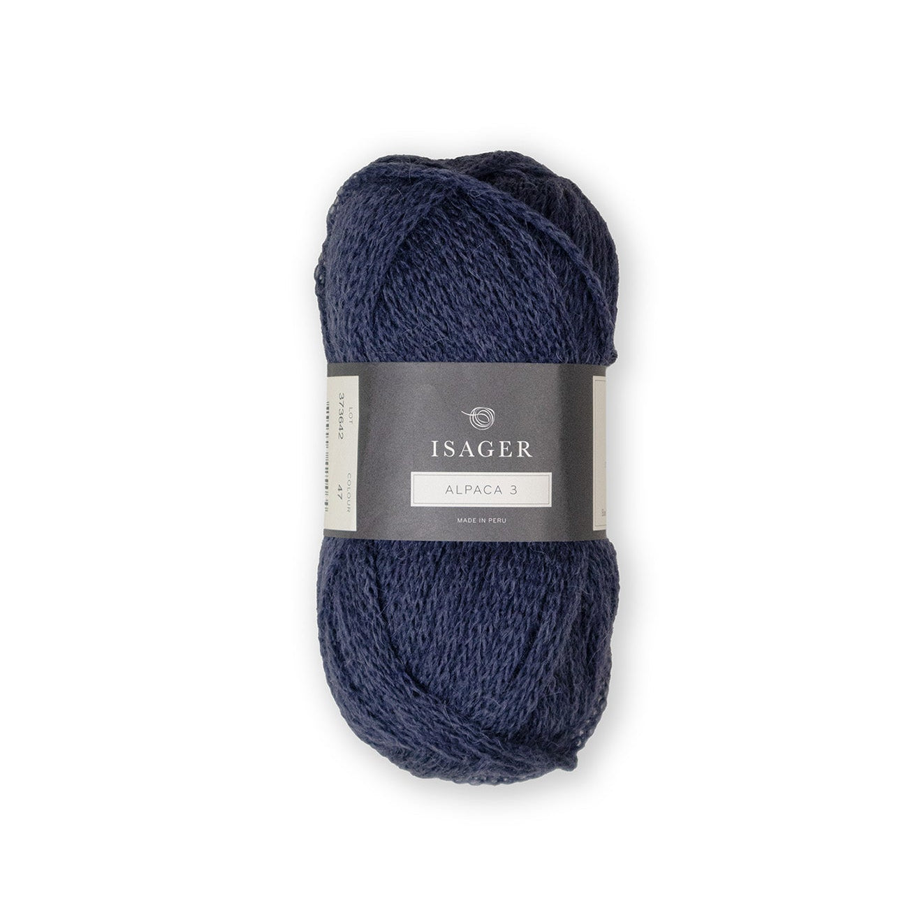 Alpaca 3 fra Isager i gråblå 