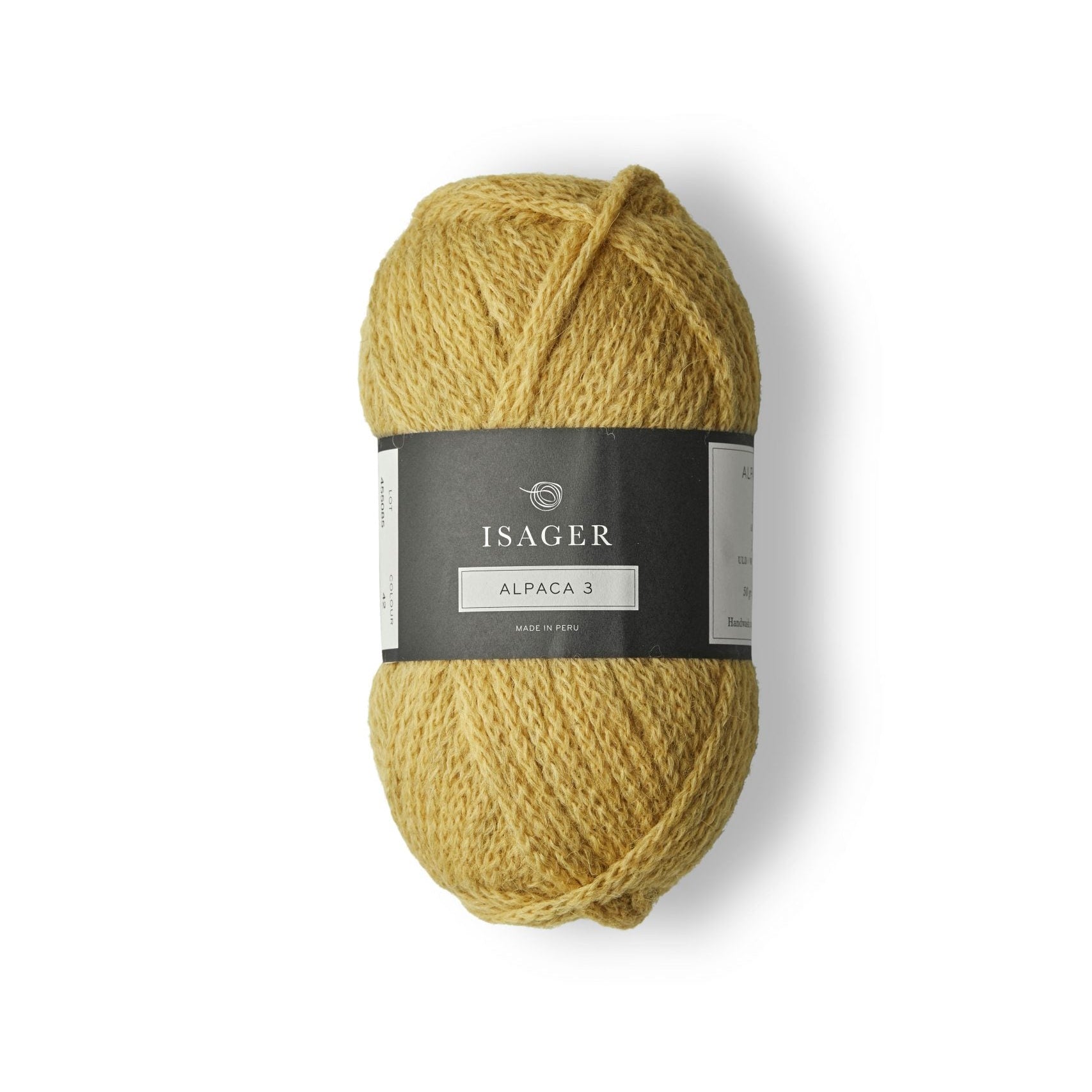 Isager alpaca 3 i gylden farve