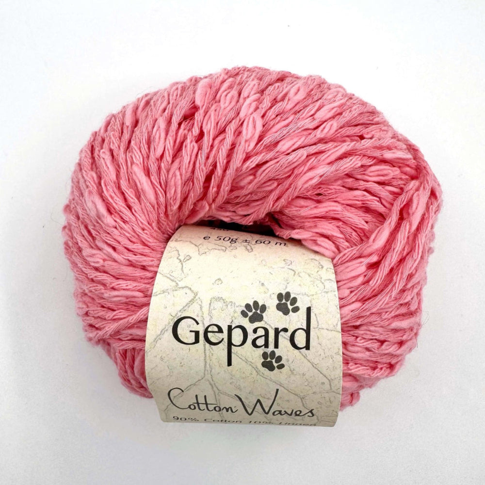 Cotton Waves garn fra Gepard i pink
