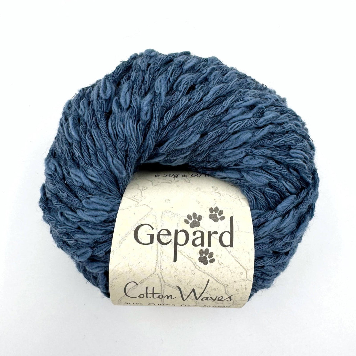 Blå Cotton Waves garn fra Gepard