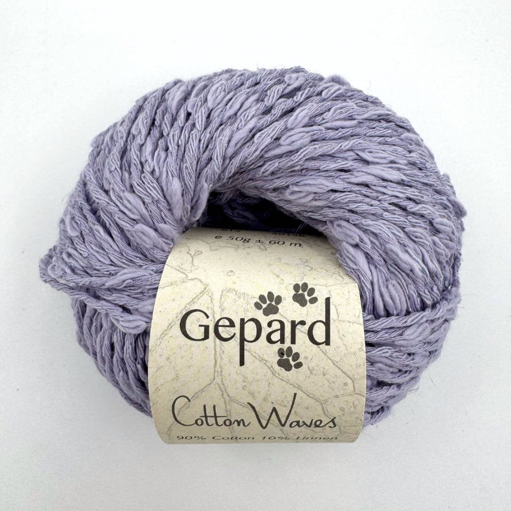 Cotton Waves garn fra Gepard i lys lilla.