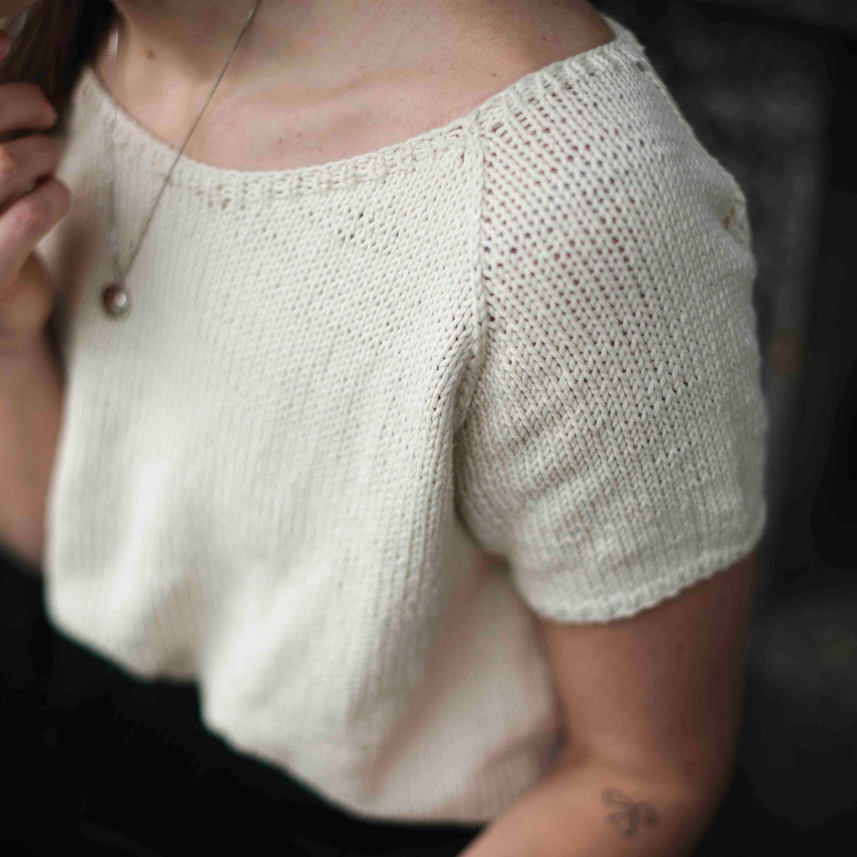 Cropped Western Tee