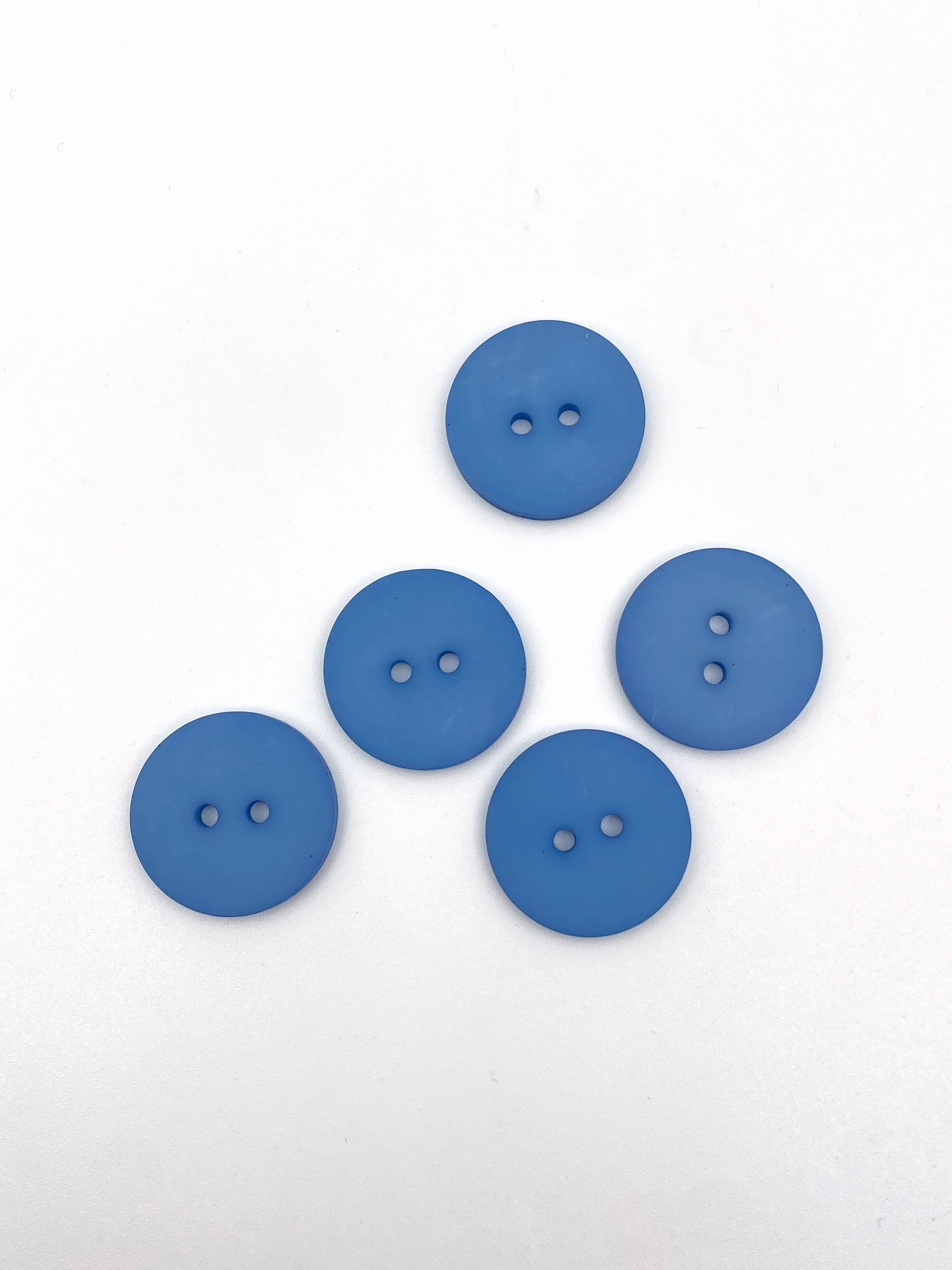 (K305) Blå Knap - 22 mm