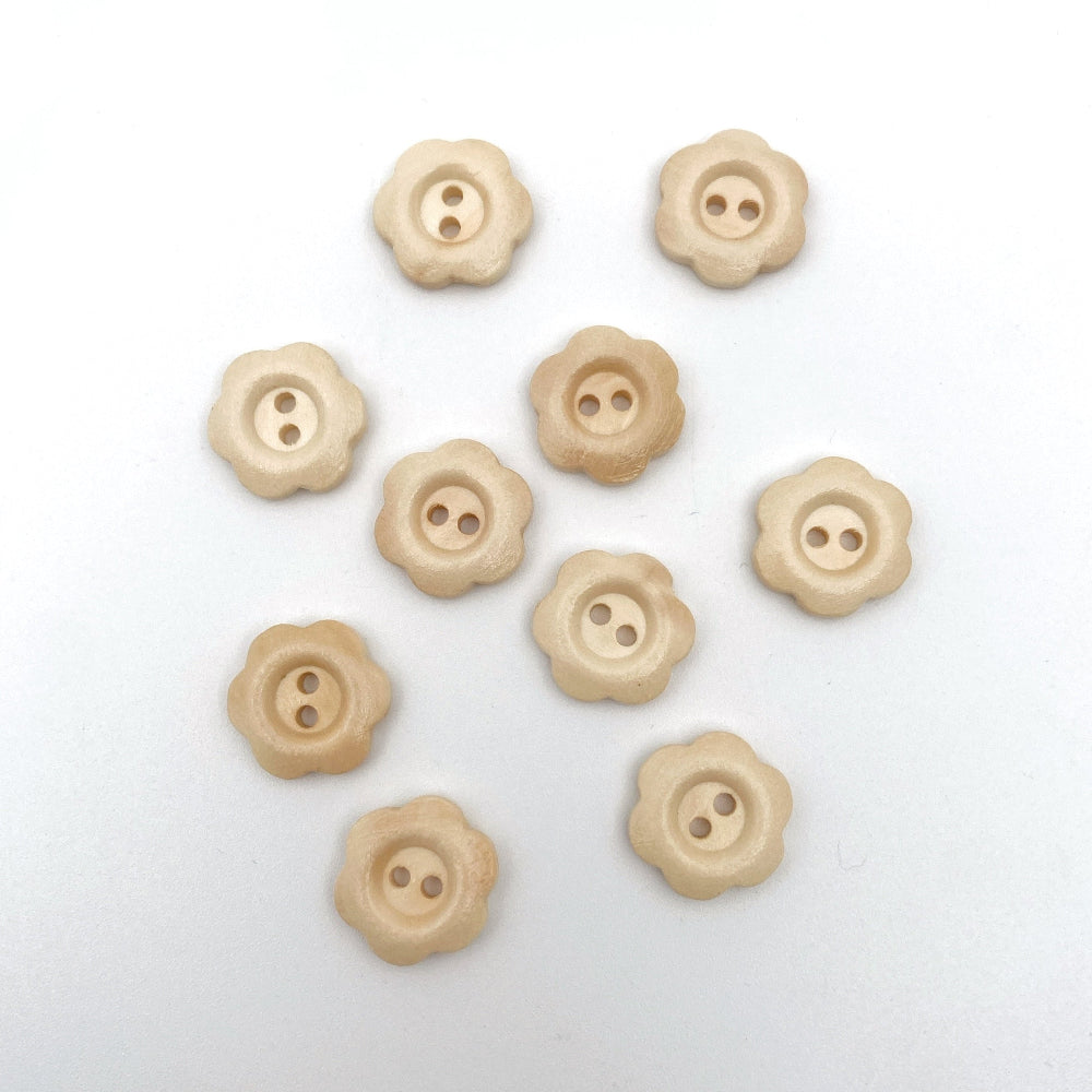 (K306) Blomst Natur - 15 mm