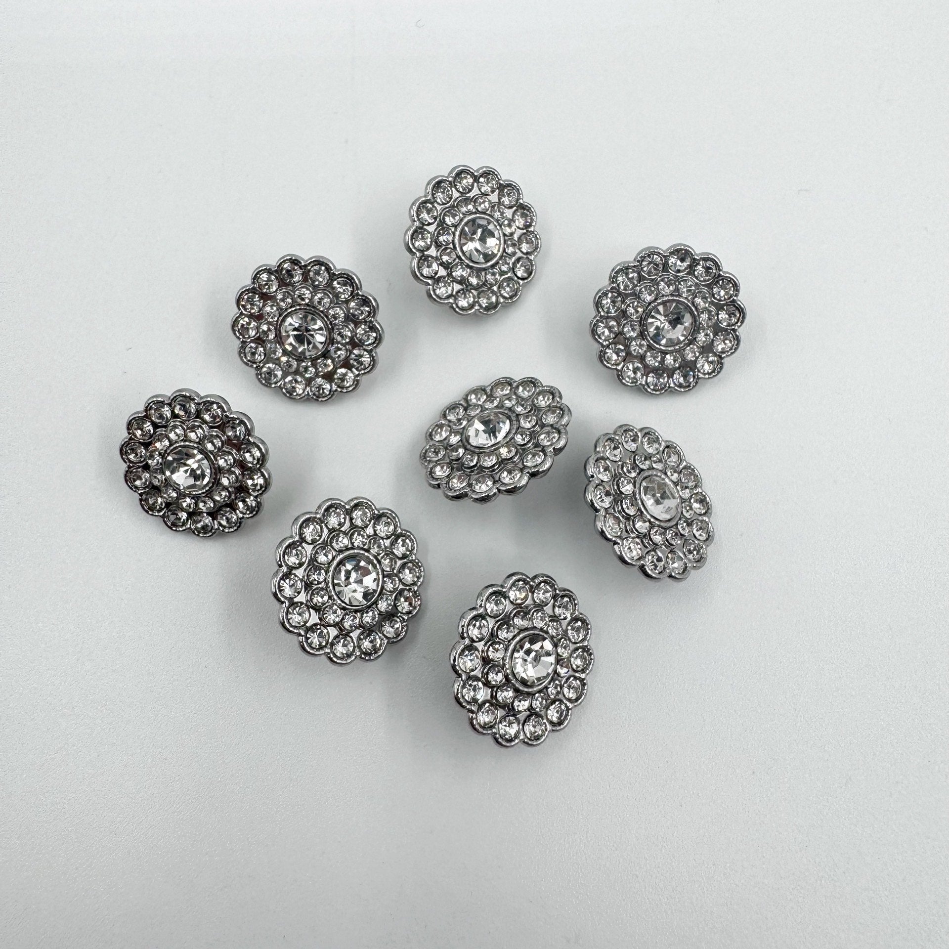 (K4) Blingknapper - 15mm
