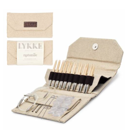 Lykke Needles Naturale Kort Sæt