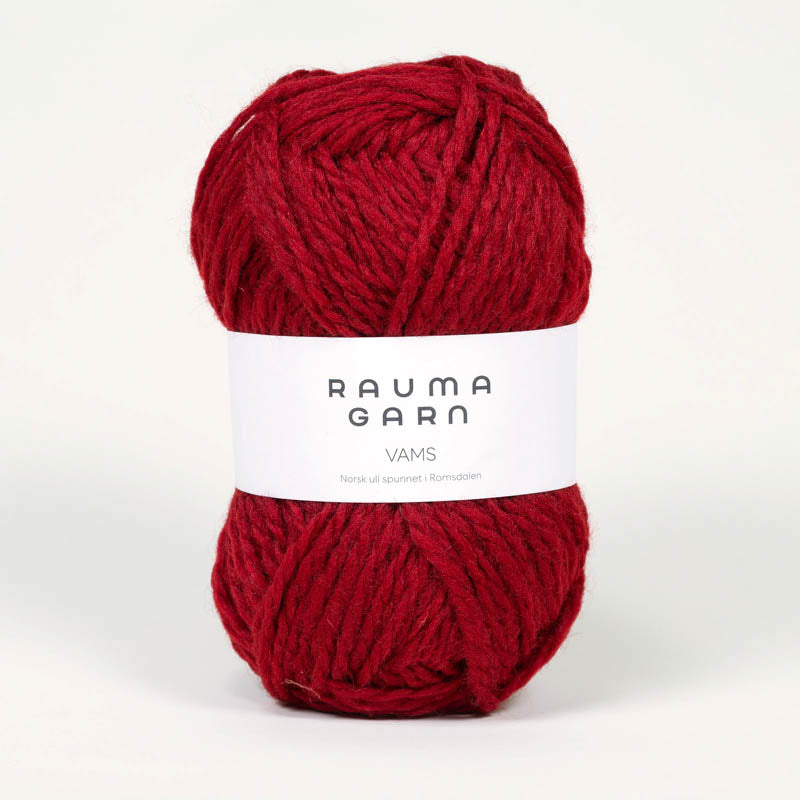 Rauma Garn Vams Vinrød