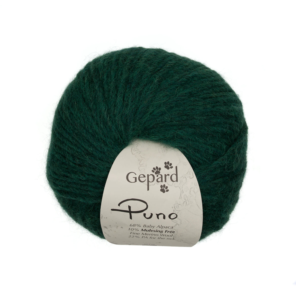 Gepard Puno garn i flaskegrøn