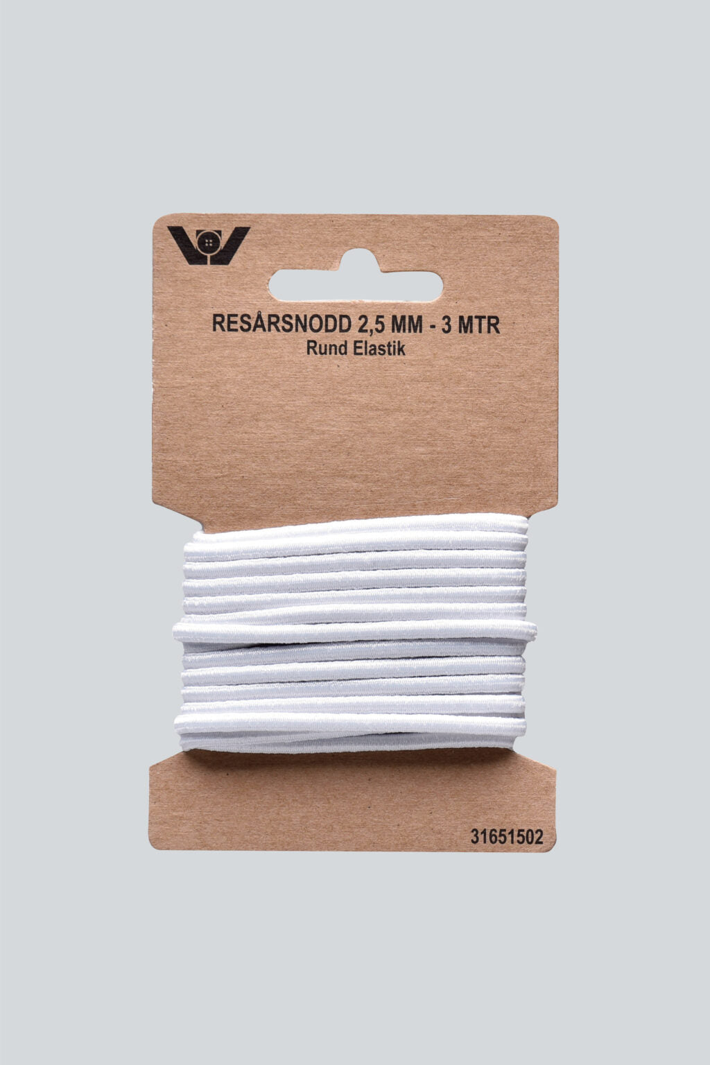 Rund elastik 1,5 mm - 2,5 mm