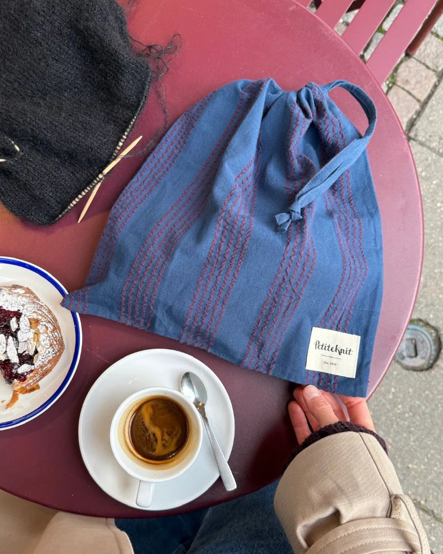 Knitter's String Bag - Night Shadow