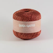 Indlæs billede til gallerivisning lana gatto new glitter polyester nylon garn yarn
