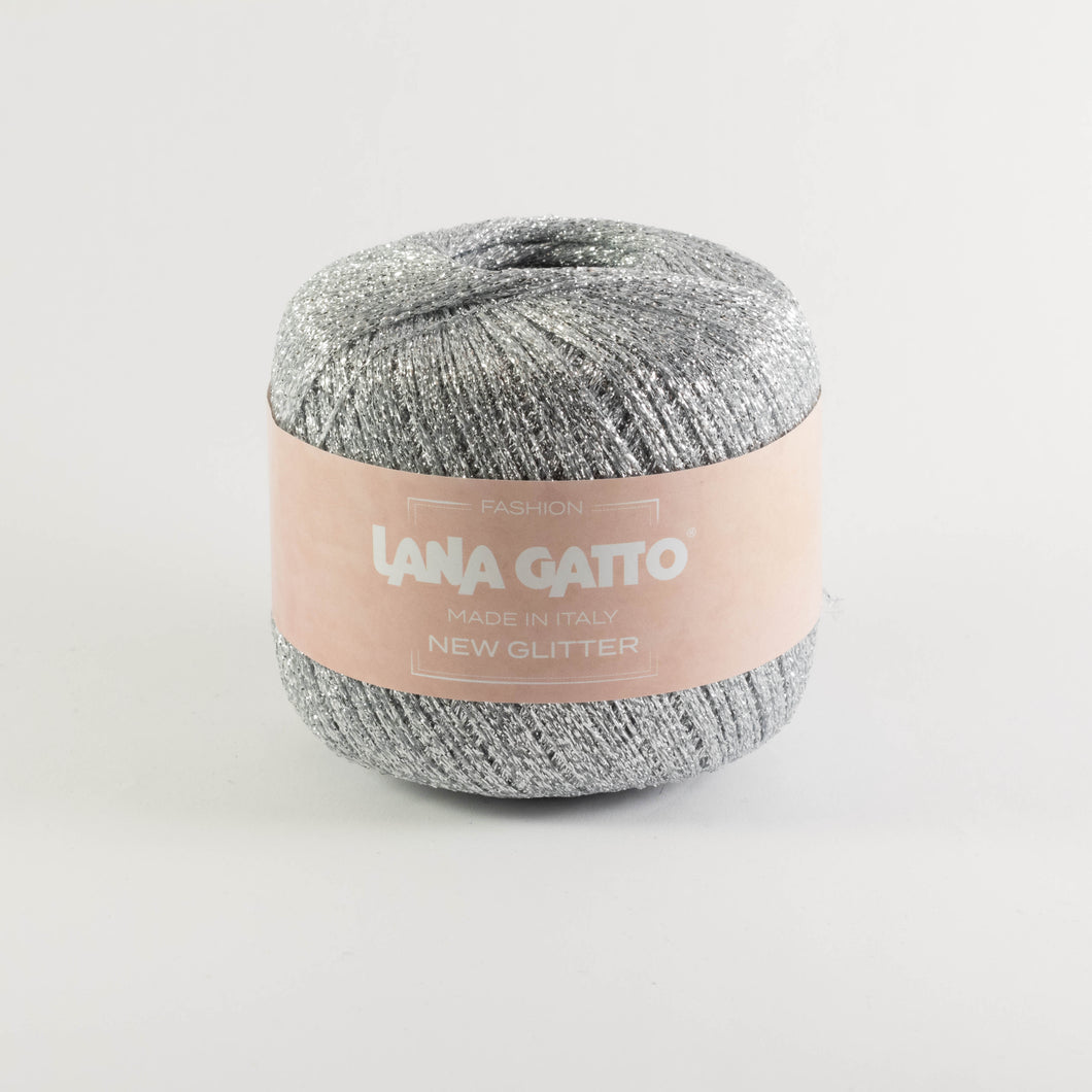 lana gatto new glitter polyester nylon garn yarn