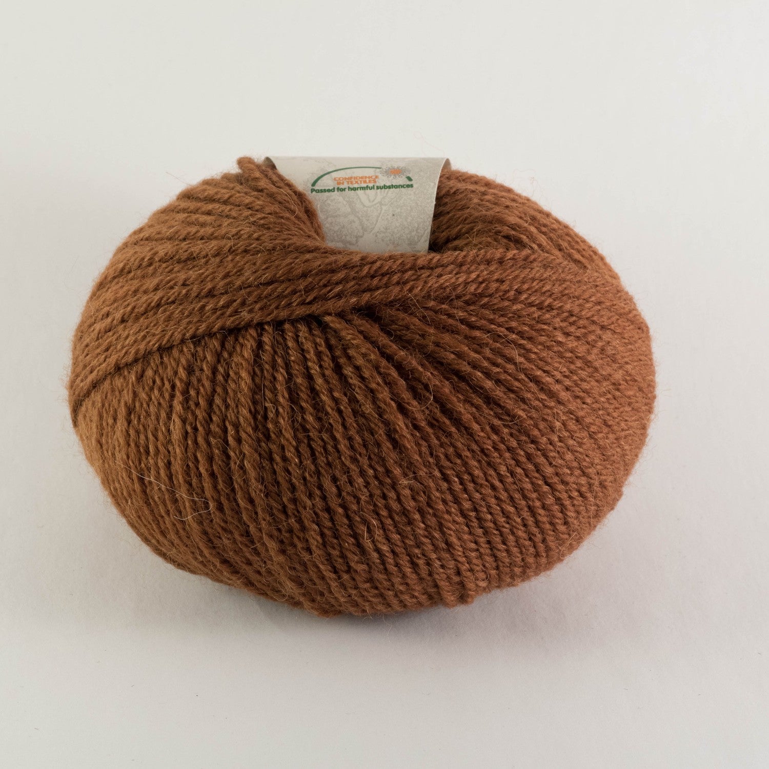 Merino og alpakkagarn Pura Lana fra Gepard Garn i brandy brun